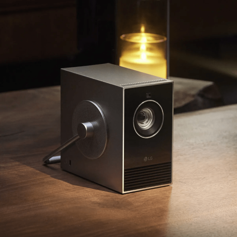 Immersive 4K Experience: LG CineBeam Qube Lifestyle Projector