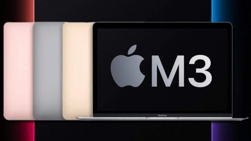 MacBook Air M3 13-inch model closed, illustrating its multiple color lineup