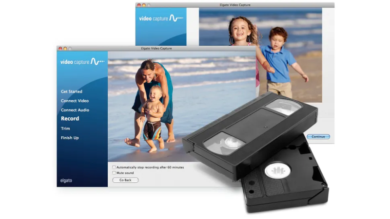 Experience the seamless transition from VHS to digital with Elgato Video Capture.