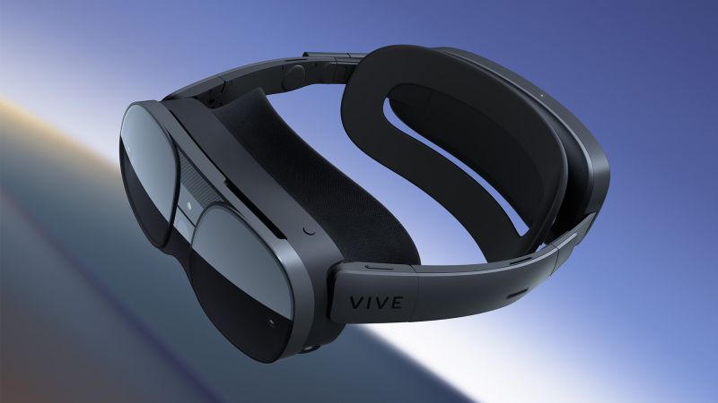 VIVE XR Elite showcasing its modular design, easily transformed into a glasses form factor