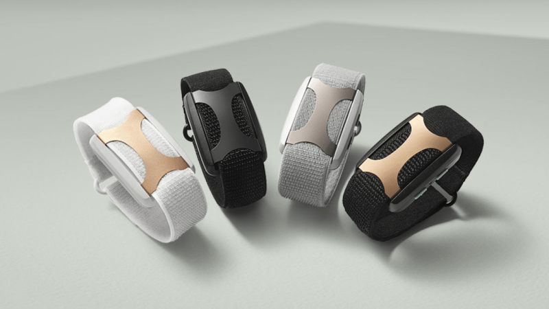 Close-up of Apollo Neuro app displaying various Vibes for mood enhancement.