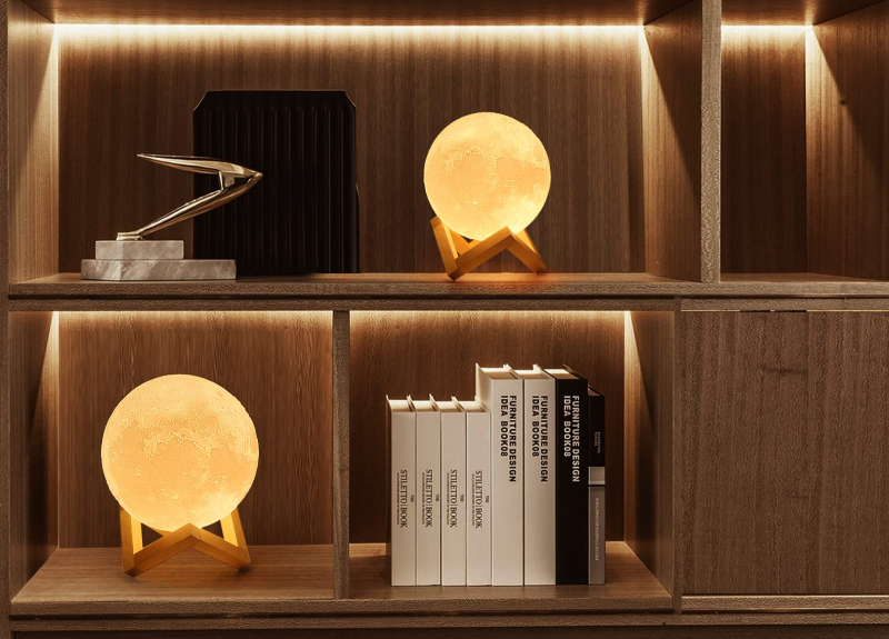 Explore Celestial Beauty: Mydethun 3D Moon Lamp