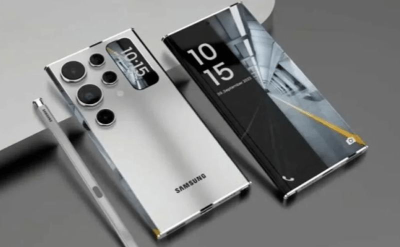 SAMSUNG Galaxy S25 Ultra showcasing its sleek design and vibrant ProScaler display.