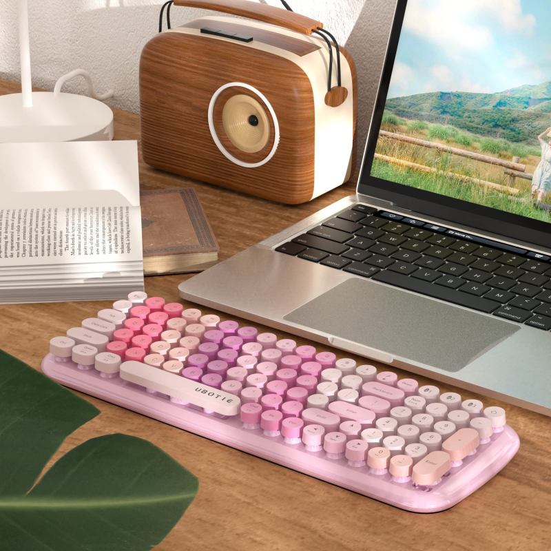 UBOTIE Colorful Keyboard: A Retro-Inspired&nbsp;Essential
