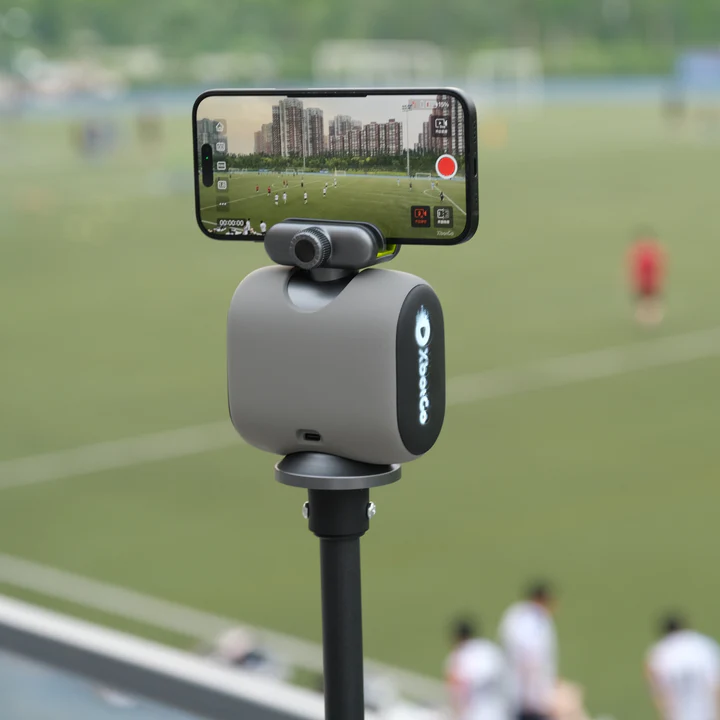 Panoramic capture of an outdoor sports field using ultra-wide lens